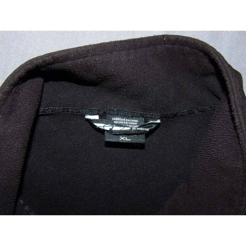 FLY RACING Zip-Up Stretch Black Soft Shell Lined Performance Jacket Men's XL